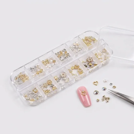 KADS 3D Nail Charms Set